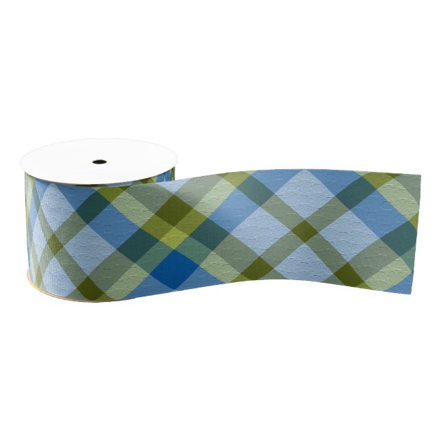  Decorative Plaid Ripsband (Spule)