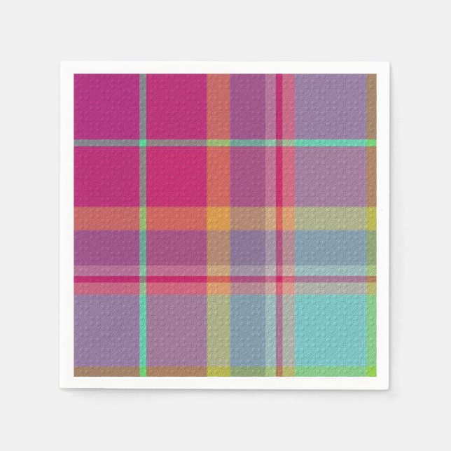 Decorative Plaid Serviette (Vorderseite)