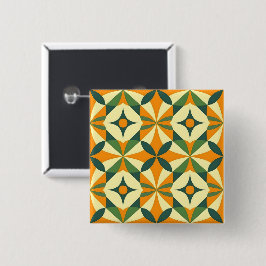 Decorative retro seamless pattern button