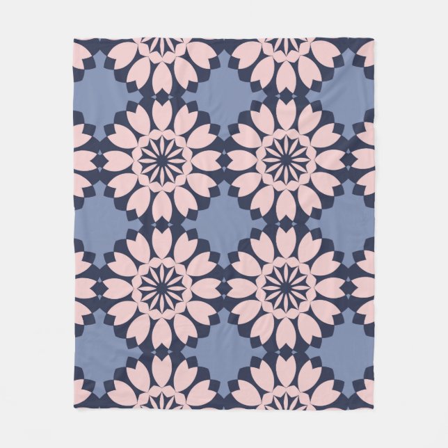 Decorative seamless pattern of different geometric fleecedecke (Vorderseite)