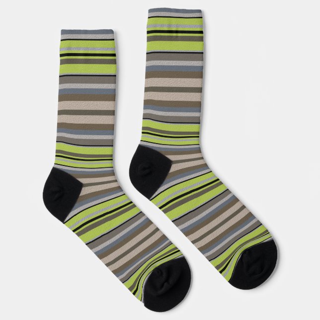  Decorative Striped  Socken (Rechts)
