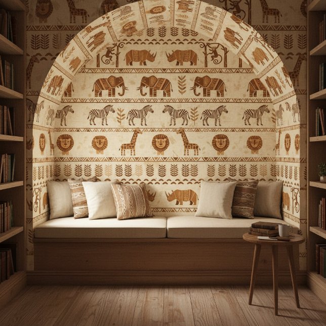 Decorative Tribal Border Safari ID1243 Tapete (Von Creator hochgeladen)
