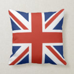 Decorative Union Jack Pillow Kissen<br><div class="desc">Dekoratives Kissen mit einem Unijack-Muster. Wird in den USA handgefertigt. Grosses Baumwoll-Kissen mit der britischen Flagge Design.</div>