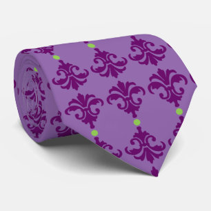 Decorative Verziert Damask Stripe Krawatte