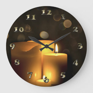 Decorative Votive Candles Große Wanduhr