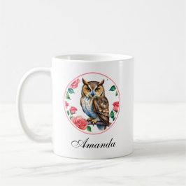 Decorative Wasserfarbe mit Rose Kaffeetasse