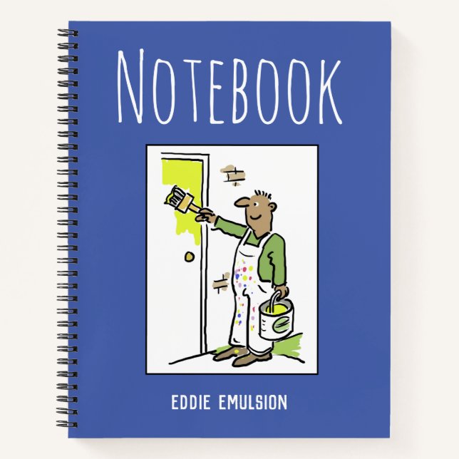 Decorator-Notebook mit Namen Notizbuch (Vorderseite)