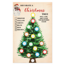 Decorieren Sie eine Weihnachtsbaum-Santa-Game-Kart