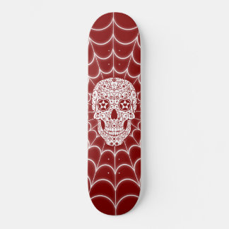 Decorierter Schädel Skateboard