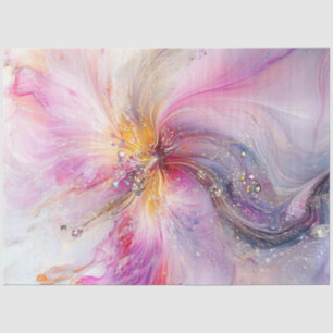 Decoupage Abstrakt Swirbeln Pastel Blume Pastelle Seidenpapier
