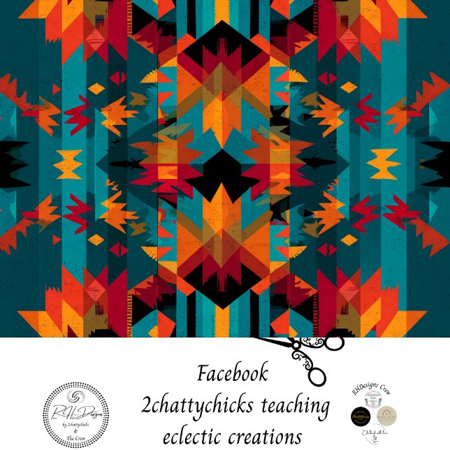 Decoupage Amerikanische Ureinwohner Symmetrische T Seidenpapier (Von Creator hochgeladen)