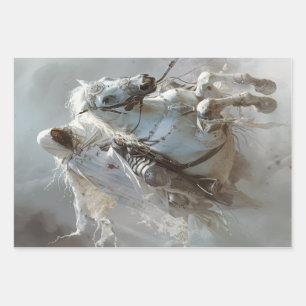 Decoupage Apokalypse Dackel Highland Cow Geschenkpapier Set