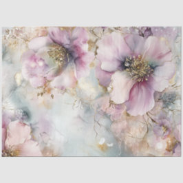 Decoupage Artistic Floral Design Delikate Blume Seidenpapier