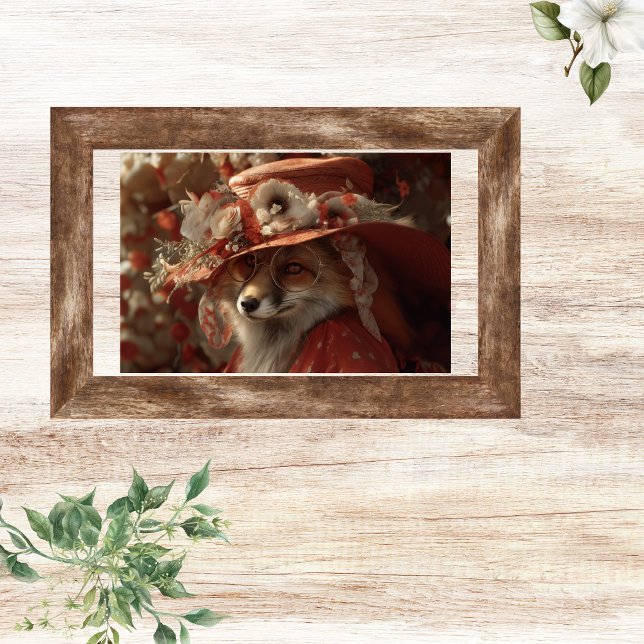 Decoupage Autumn Fox Rustic Southern Charm  Seidenpapier (Von Creator hochgeladen)