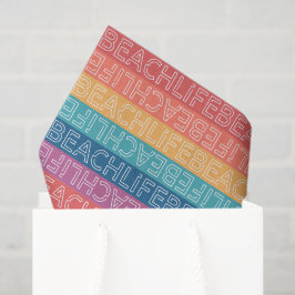 Decoupage Beach Life Geburtstagsparty Seidenpapier