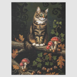 Decoupage Celestial Kitten Seidenpapier