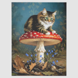 Decoupage Celestial Kitten Seidenpapier