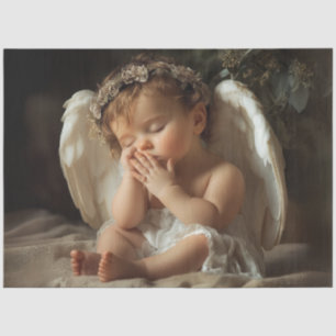 Decoupage Cherubic Baby Angeling Wings Seidenpapier