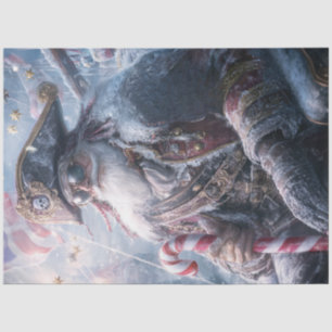 Decoupage Christmas Pirate Santa Claus Seidenpapier