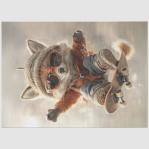 Decoupage Country Fox Reitkarte Seidenpapier