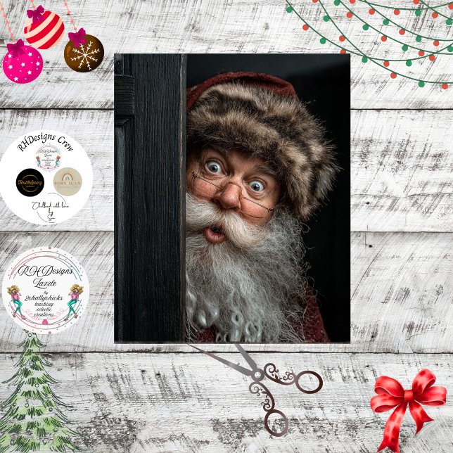 Decoupage Daniel Boone Weihnachtsmann Spähkunst  Seidenpapier (Von Creator hochgeladen)