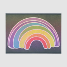 Decoupage Dark Rainbow