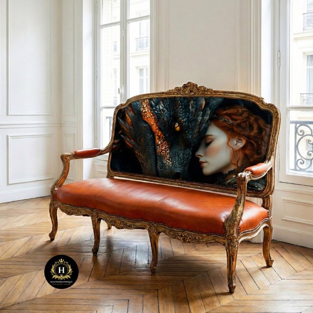 Decoupage Dragon Warrior Woman Seidenpapier (Von Creator hochgeladen)