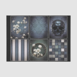 Decoupage/Ephemera Sheet Vitnage Gothic Style  Seidenpapier