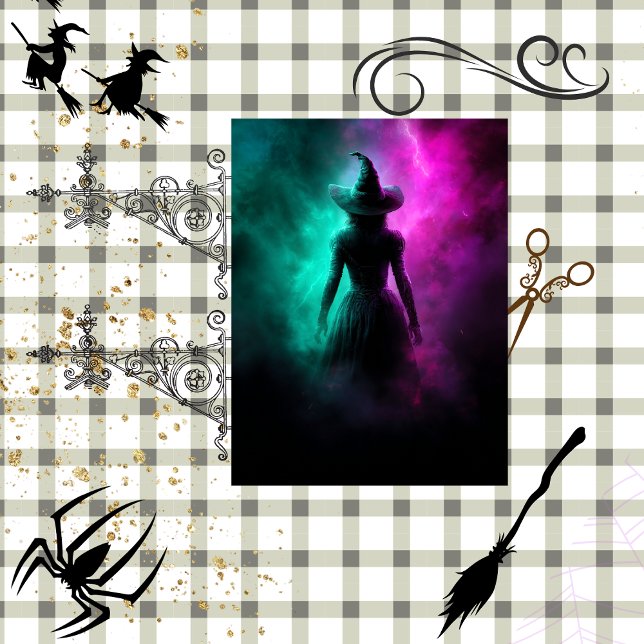 Decoupage Good Hexe in Thunder & Grace ummantelt Seidenpapier (Von Creator hochgeladen)