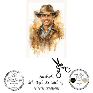 Découpage Guter Sheriff Clay Boone Seidenpapier