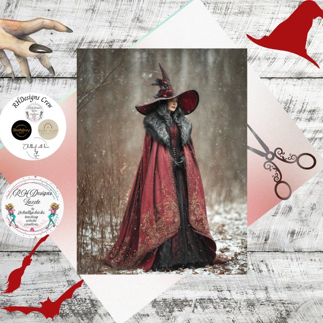 Decoupage Irische Winterhexe des Lichts  Seidenpapier (Von Creator hochgeladen)