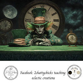 Découpage Irischer Charme Wunderland Cheshire-Katz Seidenpapier