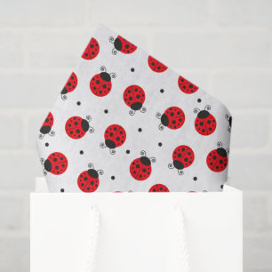 Decoupage Ladybug Insekt Red Tissue Paper Seidenpapier