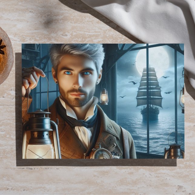 Decoupage Lighthouse Keeper Steampunk Viktorianisc Seidenpapier (Von Creator hochgeladen)