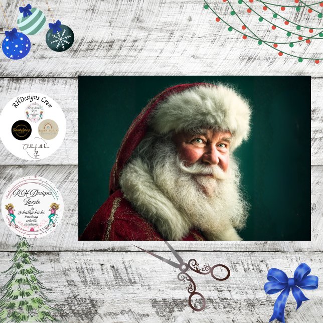 Découpage Magische Tradition Weihnachtsmann  Seidenpapier (Von Creator hochgeladen)