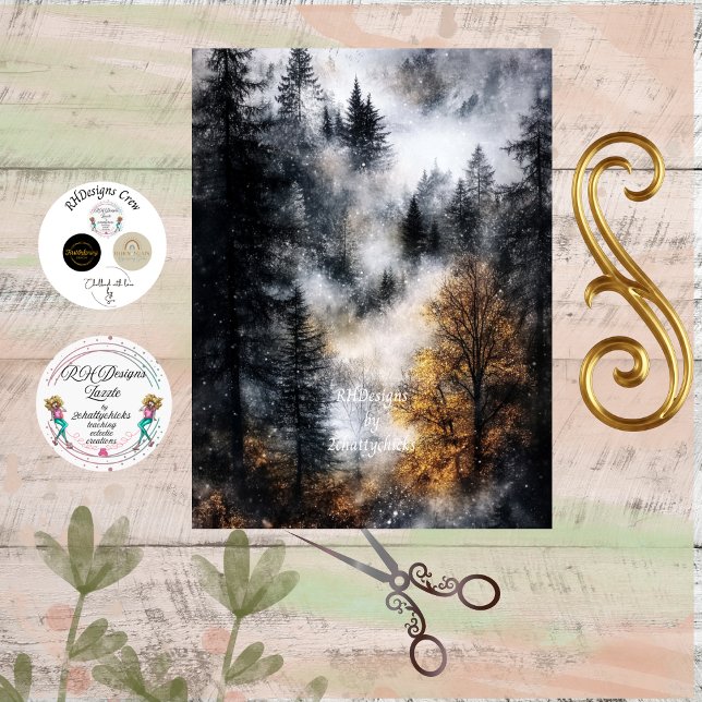 Decoupage Majestic Irish Mountain Range Seidenpapier (Von Creator hochgeladen)