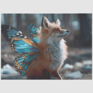Decoupage Majestic Winged Mythic Fox Seidenpapier