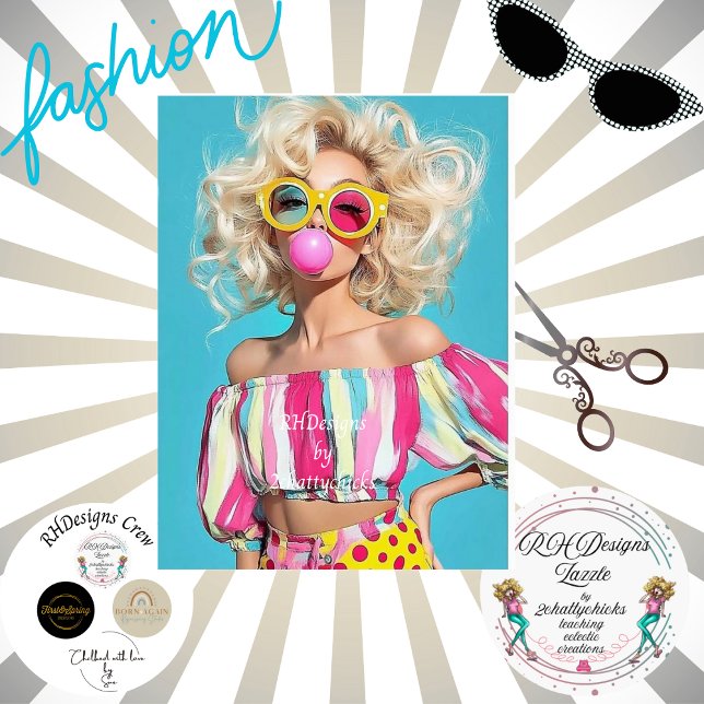 Decoupage modische Chic Fett Streifen & Punkte Seidenpapier (Von Creator hochgeladen)