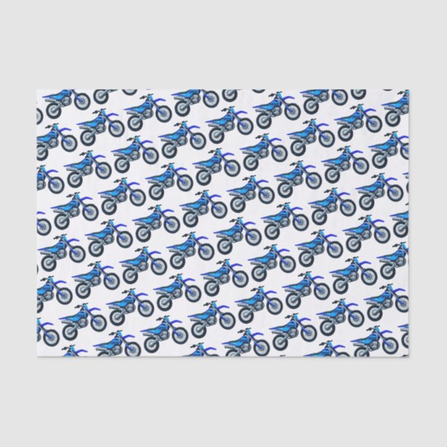 Decoupage Motocross Dirt Bike Geburtstagsparty Seidenpapier (Vorderseite)