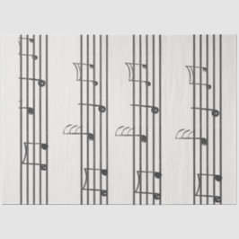 Decoupage Musical Notes Sheets Music Seidenpapier