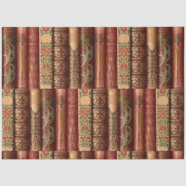 Decoupage Old Book Spines Milton Seidenpapier