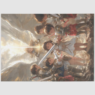 Decoupage Ostersonntag Kinder Ansammlung Seidenpapier