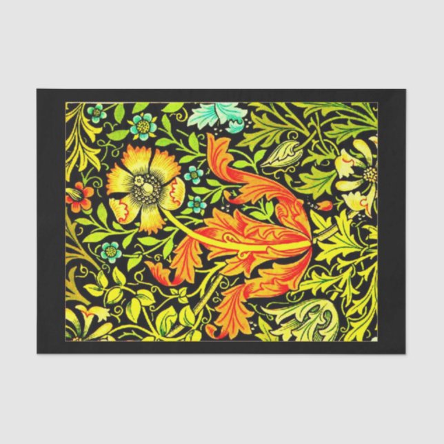 Decoupage Paper 10"x15" - William Morris 16 Seidenpapier (Vorderseite)