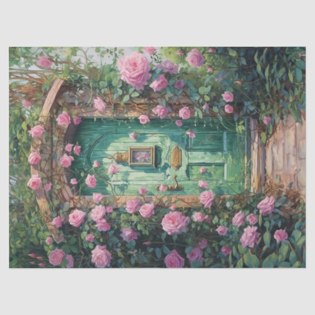 Decoupage paper - Ethereal Tür Seidenpapier (Vorderseite)