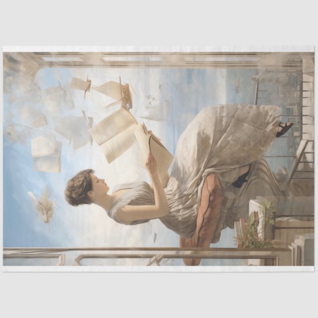 Decoupage Paper, Wrapping, - Balkonreflektionen 1 Seidenpapier (Vorderseite)