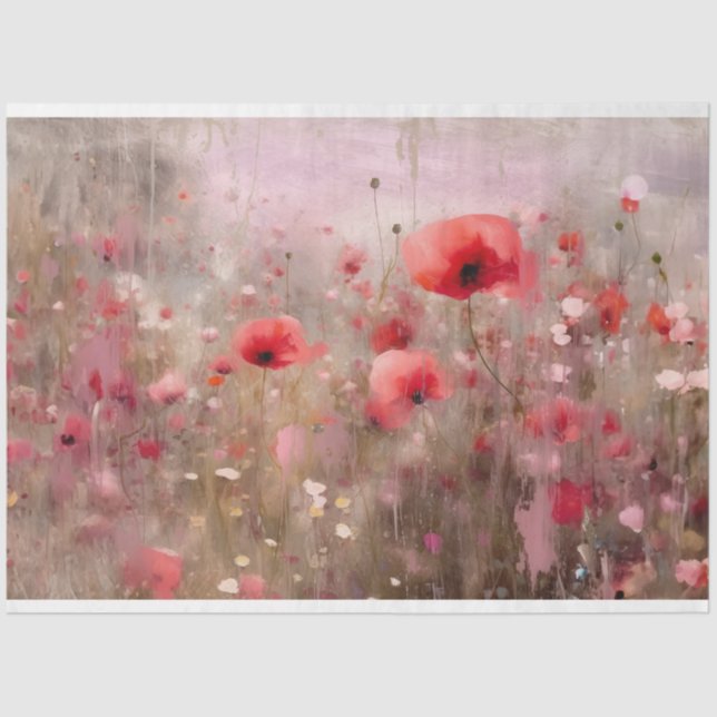 Decoupage Paper, Wrapping Pa- Whispers of Petals 2 Seidenpapier (Vorderseite)