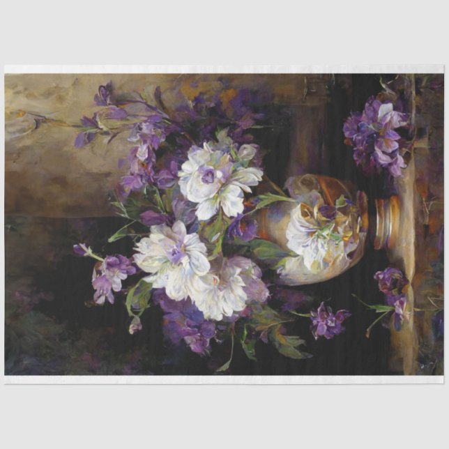 Decoupage Paper, Wrapping, Serenade der Blume 3 Seidenpapier (Vorderseite)