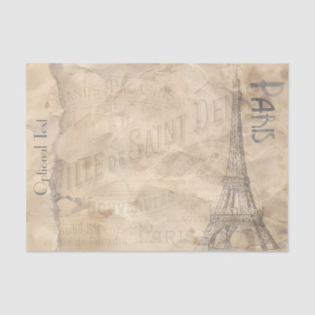 Decoupage Papierparis Collage Seidenpapier (Vorderseite)