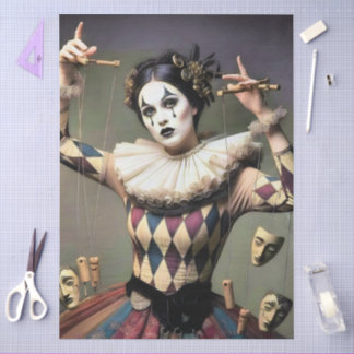 Decoupage Poetic Gothic Motifs Seidenpapier