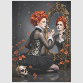 Decoupage Poetic Gothic Motifs  Seidenpapier